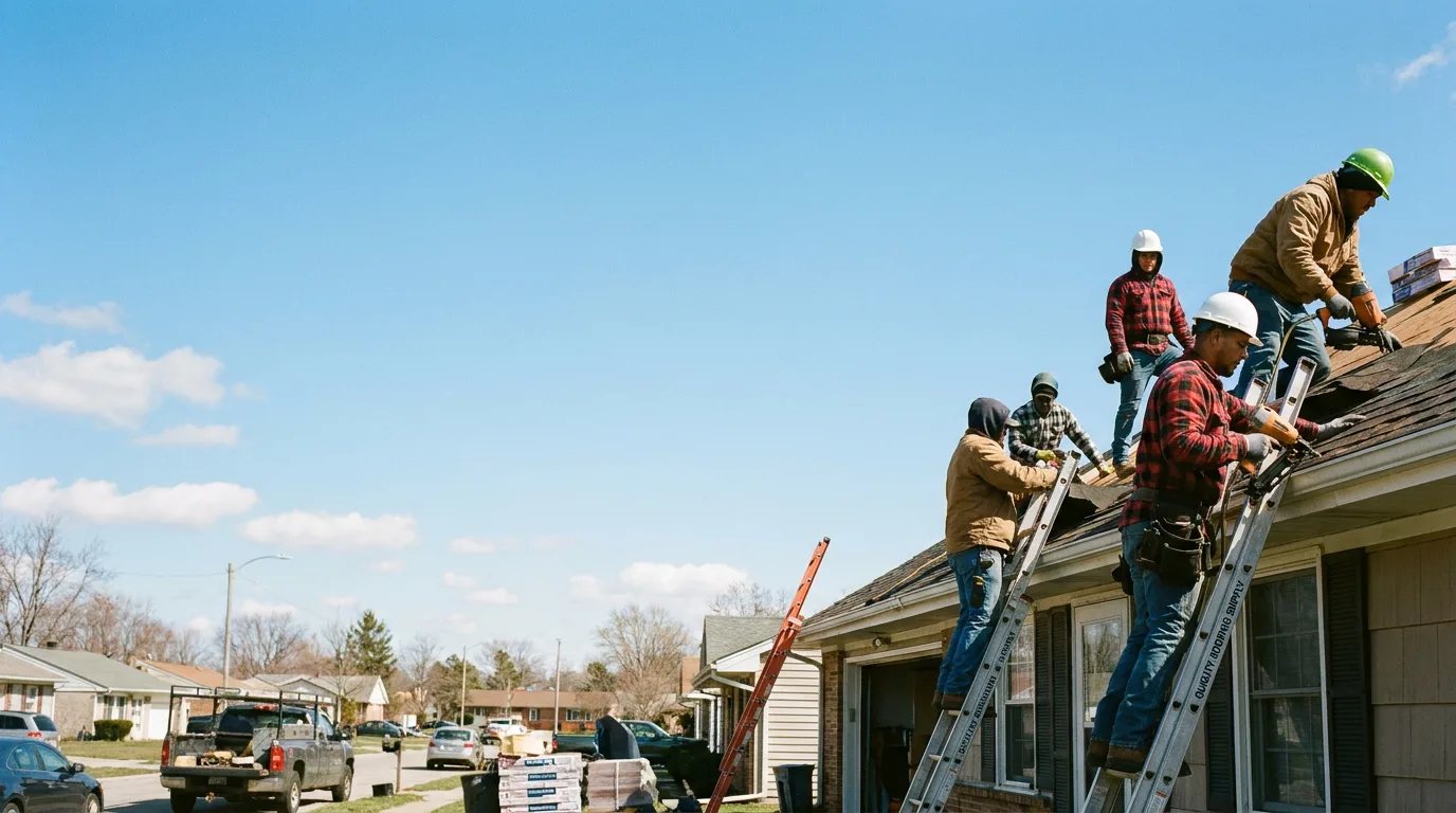 Roofing in Crescent City, IL near me